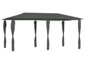 Gazebo with Sidewall 3x6x2.6 m Anthracite 160 g/sqm