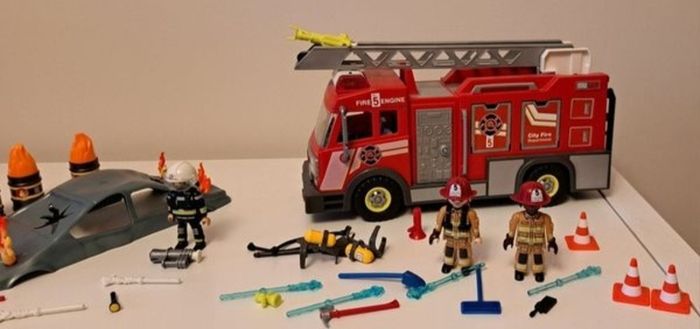 Playmobil fire House Bundle