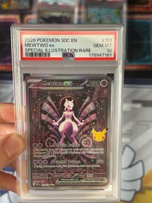 Mewtwo ex SIR PSA GEM MT 10 | Pokemon 30th Celebration