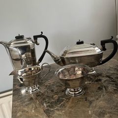 silver plated teaset