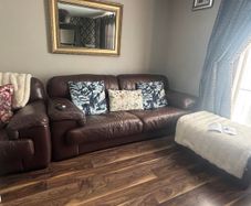 Italian leather sofa