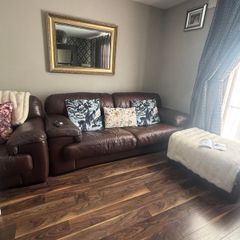 Italian leather sofa