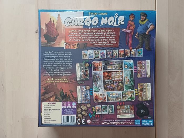 Cargo Noir Family Board Game Days of Wonder OOP 2011 BRAND NEW