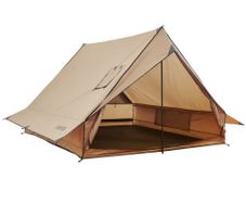 Camping Hot Tent, 2 Persons Cabin Tent with Stove Jack & Poles, Waterproof Winter Tents Shelters with Fireproof Ground Mat
