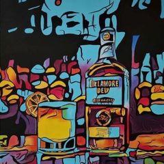 Original hand paint picture, painting by Strzala