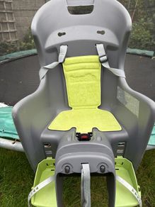 Polisport Boodie CFS Rear Child Bike Seat (Grey/Green)