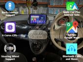 Premium Carplay Fiat 500 Android Auto Radio