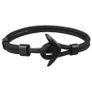 Black Anchor Bracelet unisex Image 2