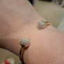 Dryberg Kern diamante gold bangle Image 6