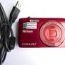 Nikon COOLPIX S3400 Red 20.1 MP Digital Camera, SD Card and charging cable Image 4