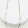 Vintage Sterling Silver Braided Herringbone Chain Image 5