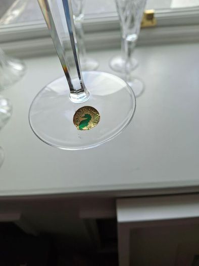 4 Waterford Crystal Millennium Happiness Flutes