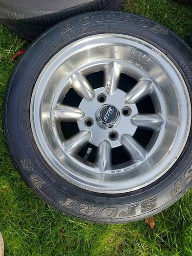 4x108 minilites type alloys deep dish 13"