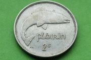 Ireland 1935 year Silver Florin.