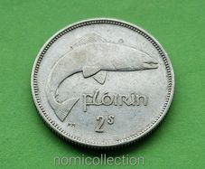 Ireland 1935 year Silver Florin.
