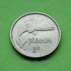 Ireland 1935 year Silver Florin.