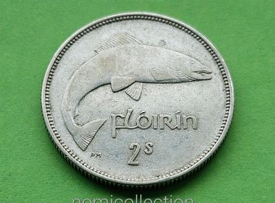 Ireland 1935 year Silver Florin.