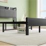 Double Bed Frames with Wooden Storage Image 5