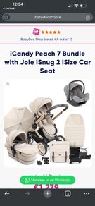I candy peach 7 bundle biscotti with isofix 360