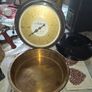 Beautiful Vintage 1977 Salter Scales Made in W Germany Wall Mounted with a big deep Brass Bowl, Postage Available Image 2