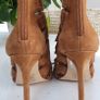 RIVER ISLAND tan fringed high heels Sz 4 UK - Bnwt Rrp 100 Image 8