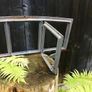 Antique window long  narrow Made from cast iron according to historical original Image 2