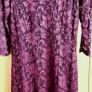 Burgundy/Aubergine lace dress and crop jacket Image 4