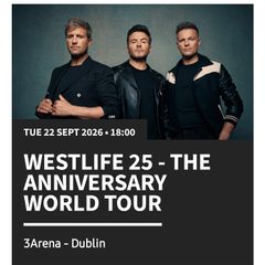 Westlife Tickets