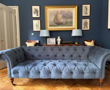 3 Seater Velvet Chesterfield Sofa