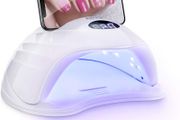 UV LED Nail Lamp, 48W Dual LED UV Lights for Curing Nail Polish Fast, Nail Dryer Light [Fast Drying] [Automatic Sensor &amp; Digital Display] [5 Modes] [Professional Salon at Home]