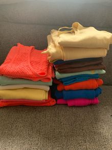 Ribbed shorts , tops and leggings Some sets