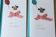 Birthday cards - clown (handmade)