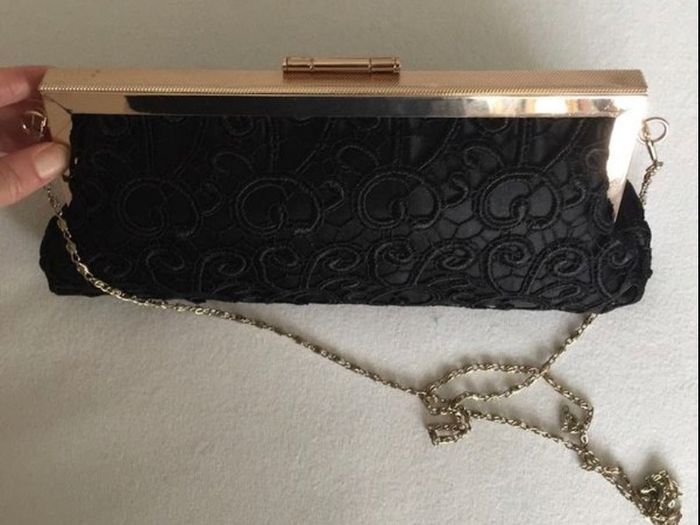 BRAND NEW Ladies Black Handbag / Clutch / Occasion Handbag