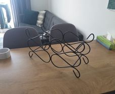 Iron wine rack - 6 bottles