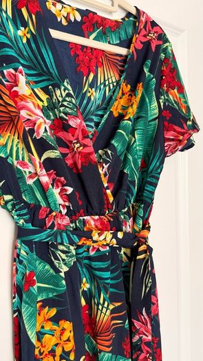 Tropical maxi dress