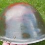 Vintage Steel Helmet 1958 British Army BMB MK IV Image 6