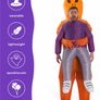 Carry Me Alien Inflatable Adult Costume, Funny Scary Blow Up Fancy Dress Suit for Halloween Party - Easy to Inflate and Deflate (FREE POSTAGE) Image 4