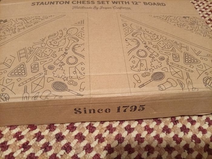 Chess set Jacques of London with bag and box