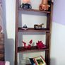 Rustic Walnut Blanket and Towel Ladder Image 8