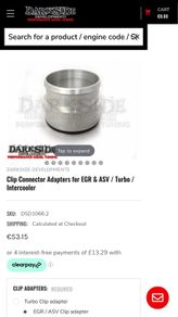 Egr/asv Clip adapter