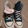 Converse high tops size 5 Green Image 2