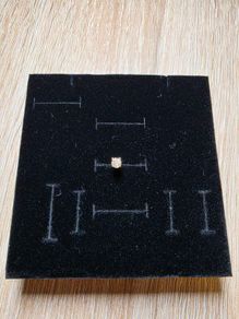 9K Gold Single Diamond Stud Earring 0.25ct, 0.55g