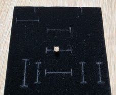 9K Gold Single Diamond Stud Earring 0.25ct, 0.55g