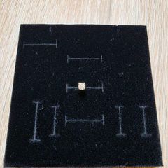 9K Gold Single Diamond Stud Earring 0.25ct, 0.55g