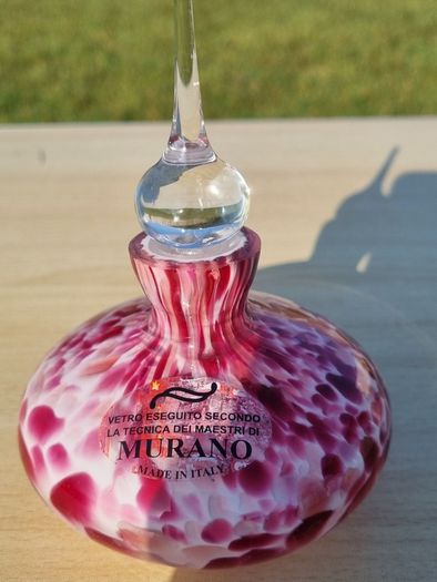 Murano glass perfume bottle