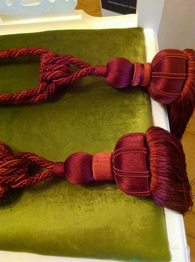 Beautiful curtain tie backs