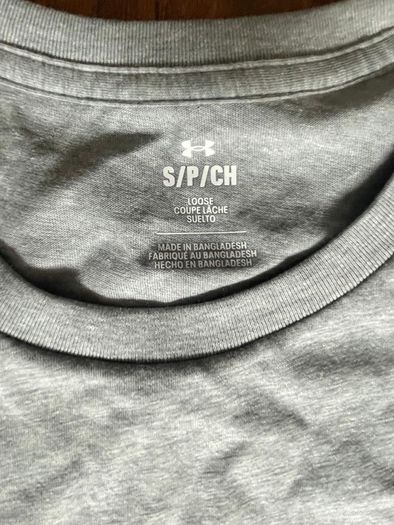 Under Armour shirt.