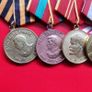 Group of 5 Russia/Soviet Military Medals.All Original Full Size Medals. Image 2