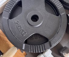 Cast Iron Weight Plates 4x 25kg (Standard 1" / 30mm)
