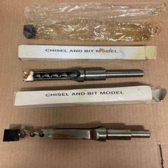 Qty. 2 Mortiser chisel bits unused